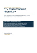 Gym Strengthening Program™ — 21-Day Strength Foundation Cover