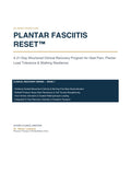 Plantar Fasciitis Reset™ — 21-Day Digital Recovery Program Cover