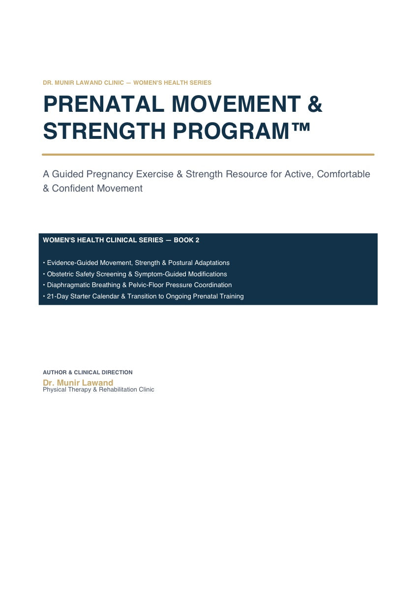 Prenatal Movement & Strength Program™ — Guided Pregnancy Exercise Cover