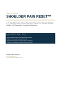 Shoulder Guided Start — Program + Focused Consultation cover